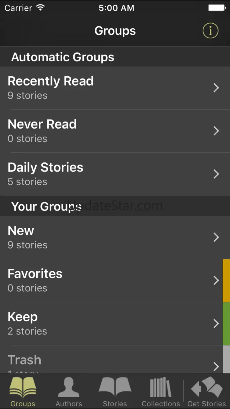 Short Stories eReader 1.8