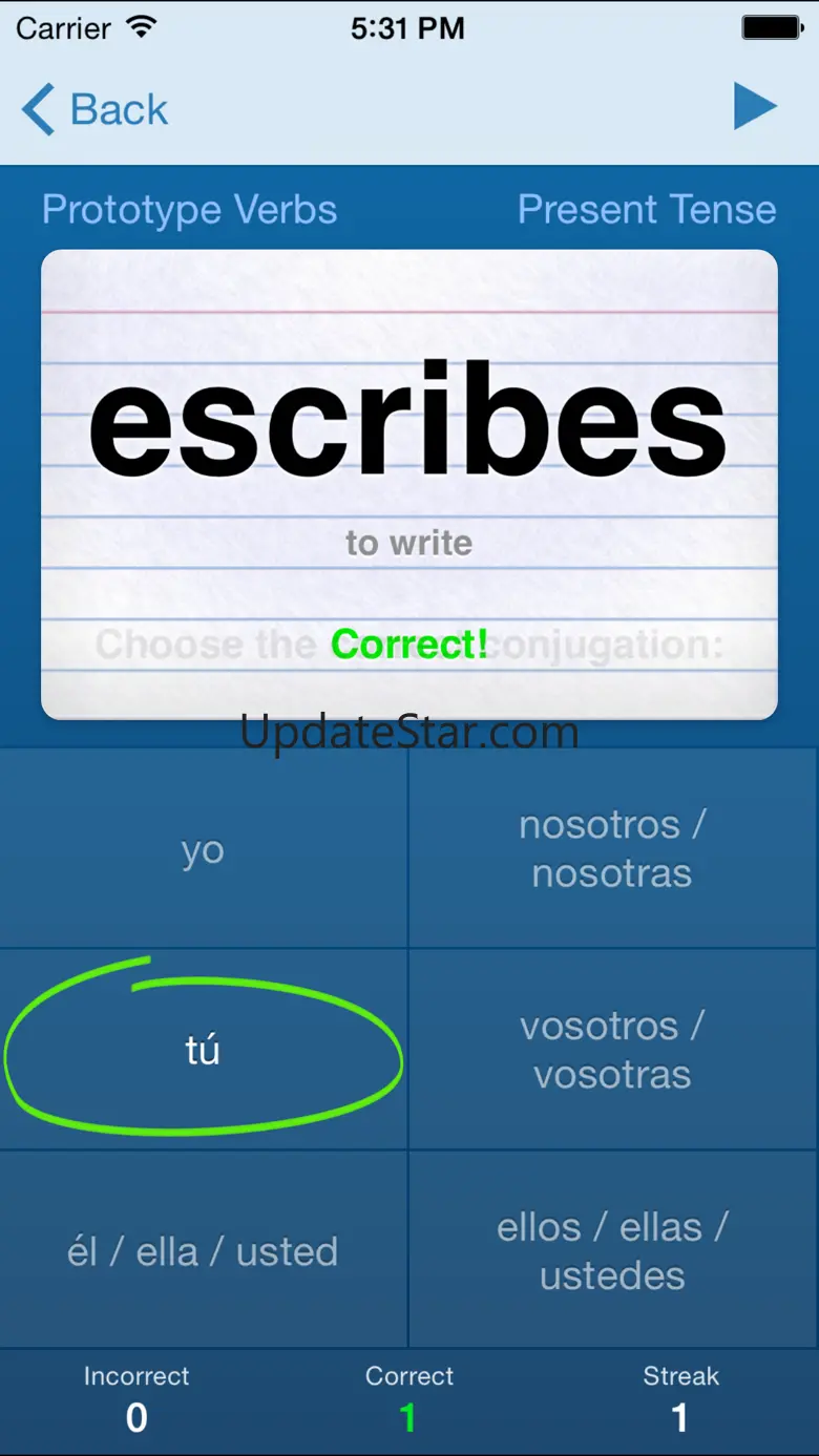 Spanish Verbs Trainer 5.4.1