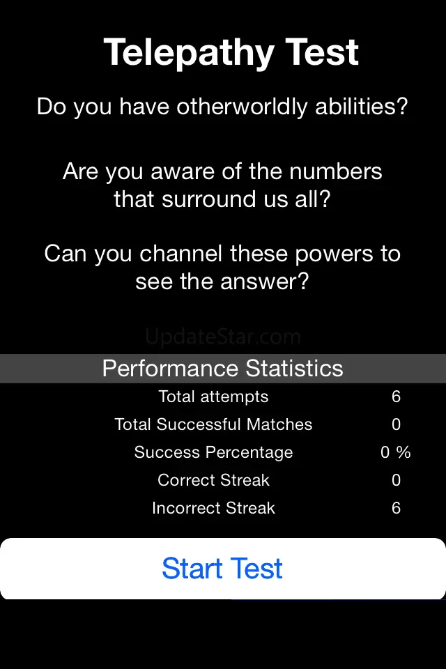 Telepathy Test 2.0.0