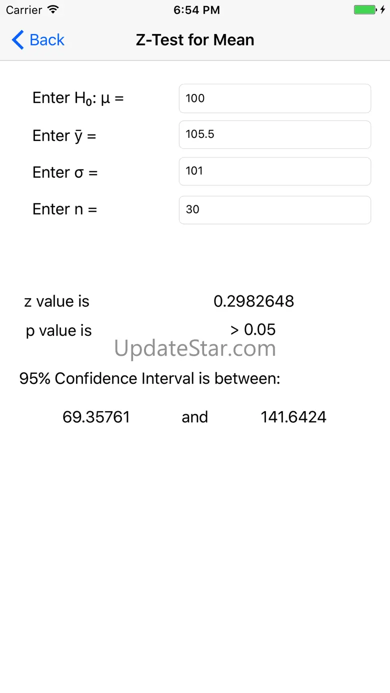 Simple Stat - Calculator for Statistics Students 1.4
