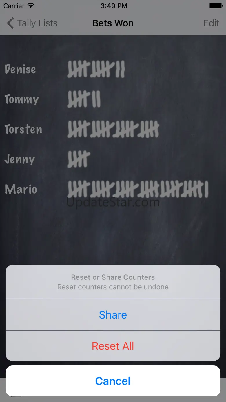 Tally List - counting made easy! 2.0