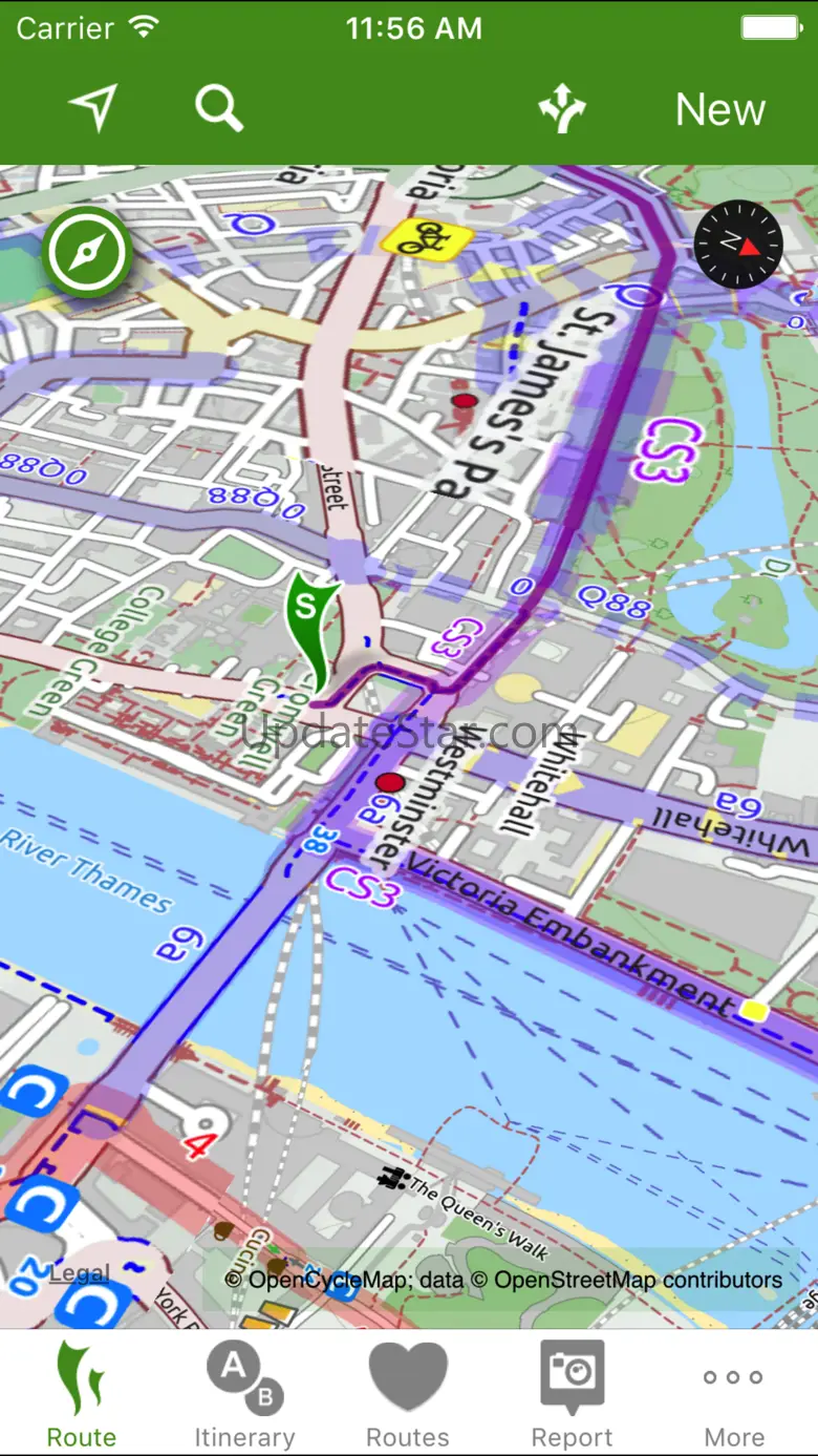 CycleStreets journey planner 3.10.2