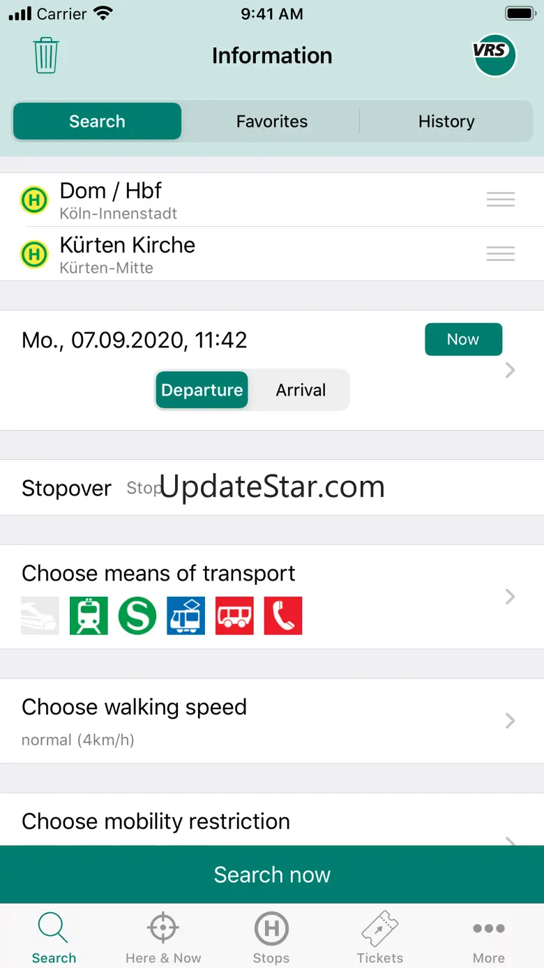 VRS Auskunft 4.14.3