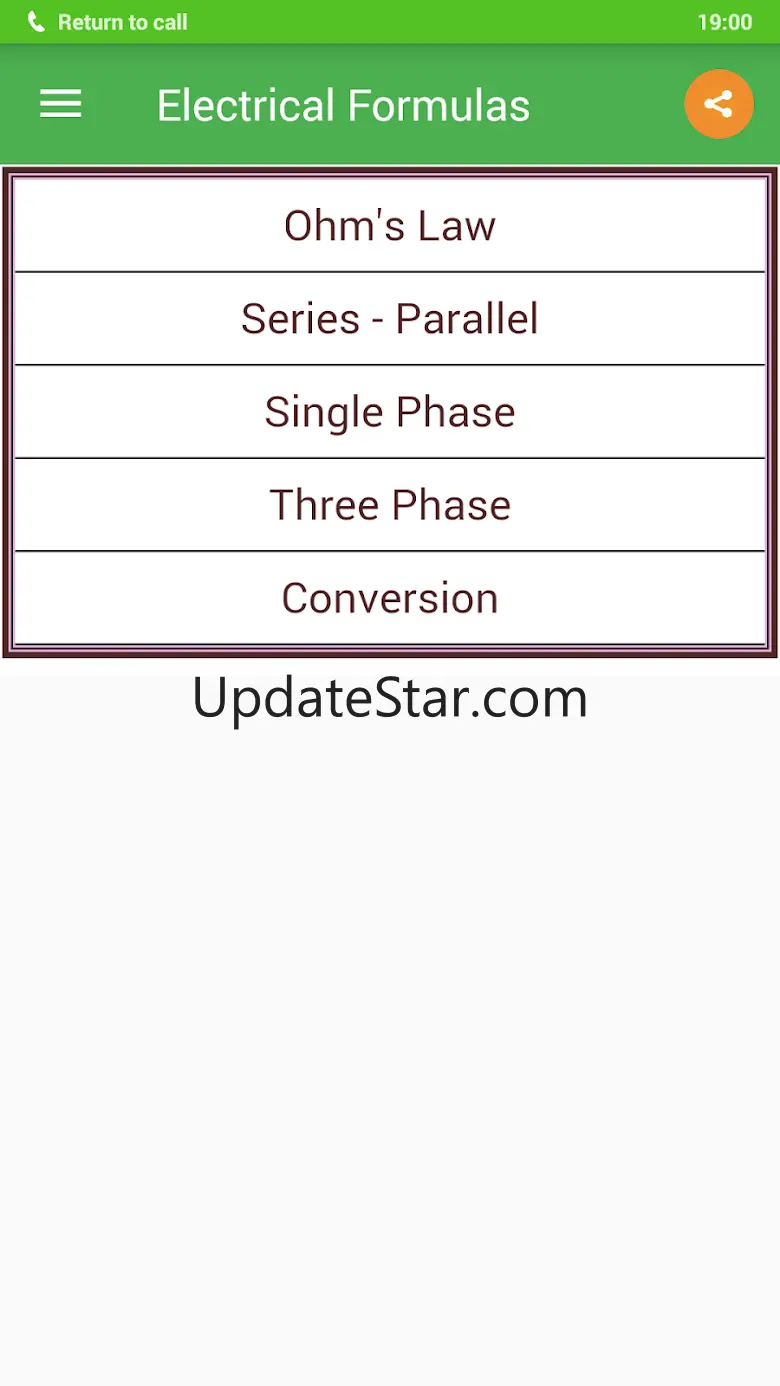 Electrical Formulas 3.1.1