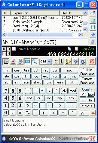 CalculatorX 1.2.6688