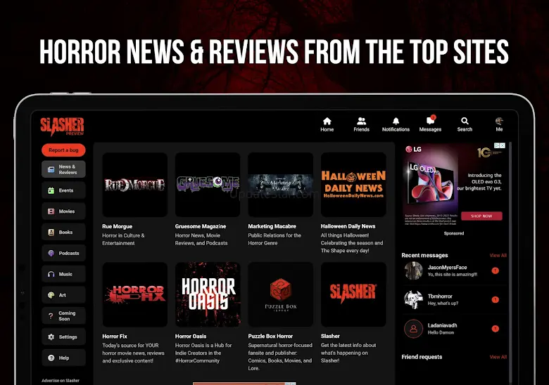 Slasher Horror Social Network 4.13.2
