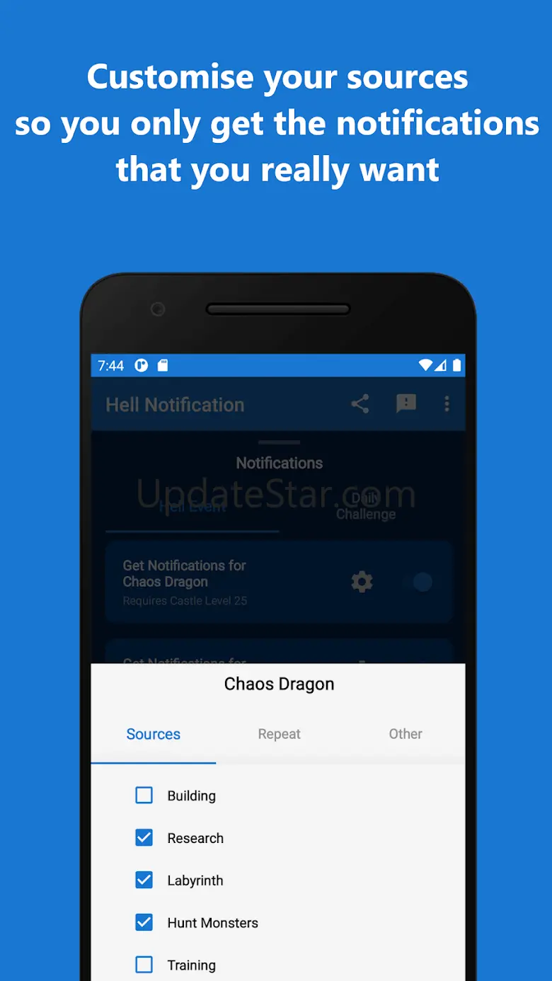 Lords Mobile Hell Notification 3.03.00