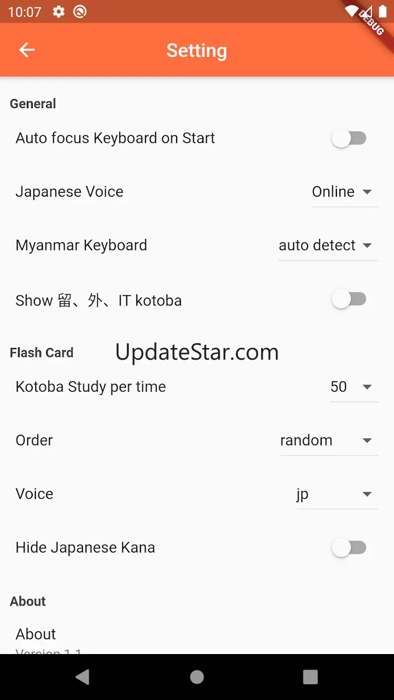JLPT kotoba 1.1.1
