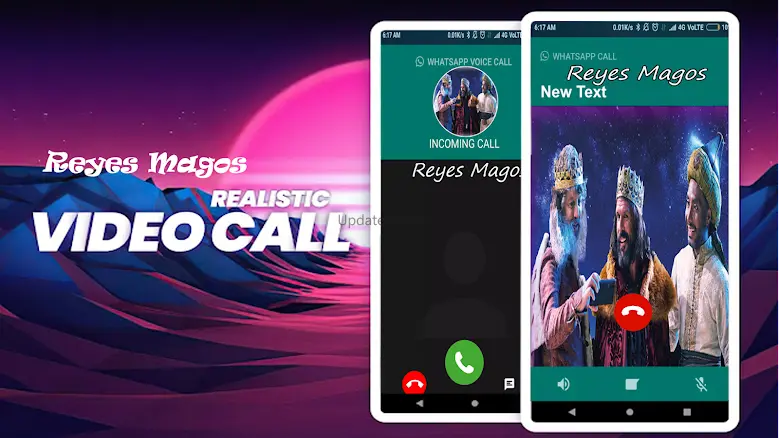 Videollamada de Reyes Magos