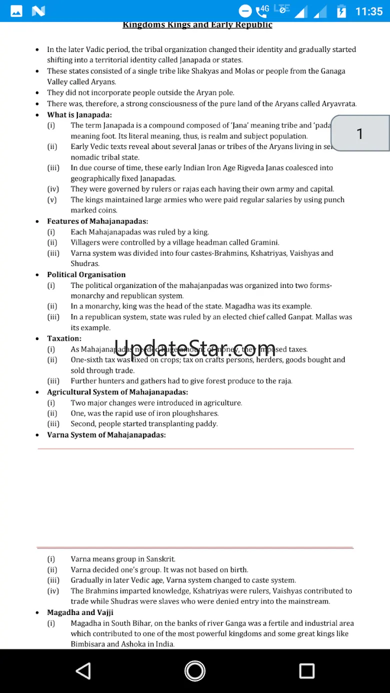 Class 6 HISTORY Notes 1.0