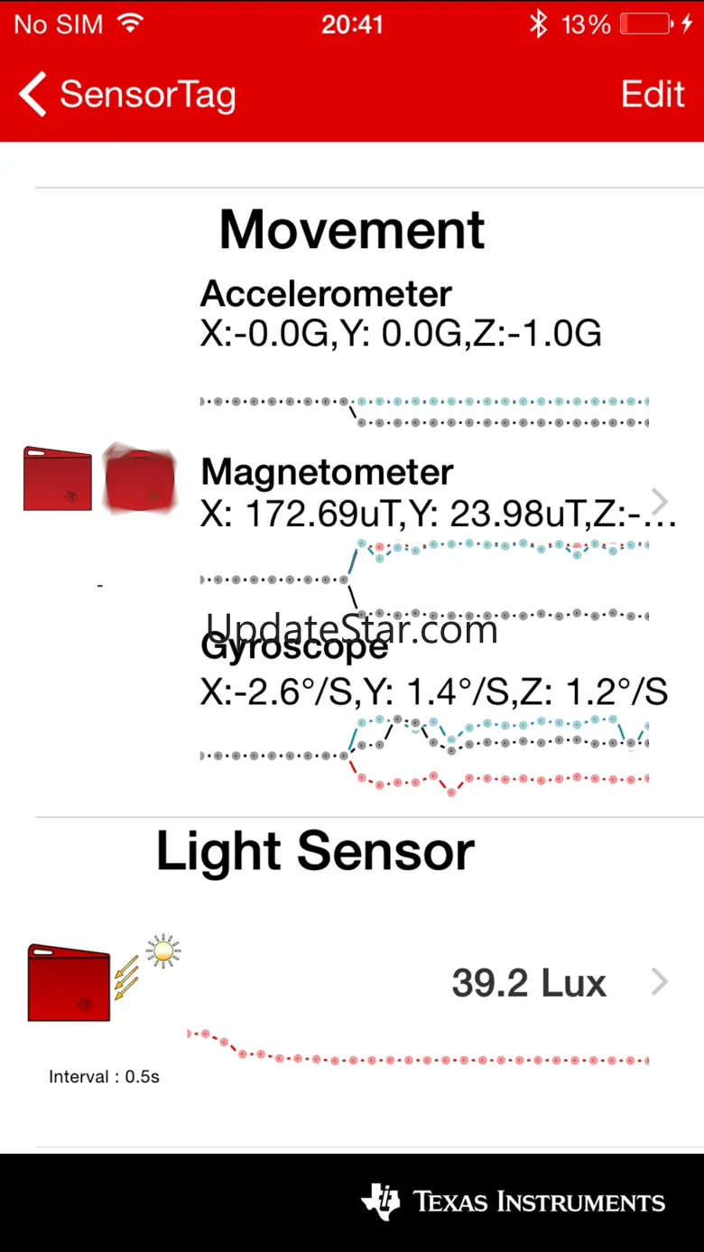 TI SensorTag 5.6