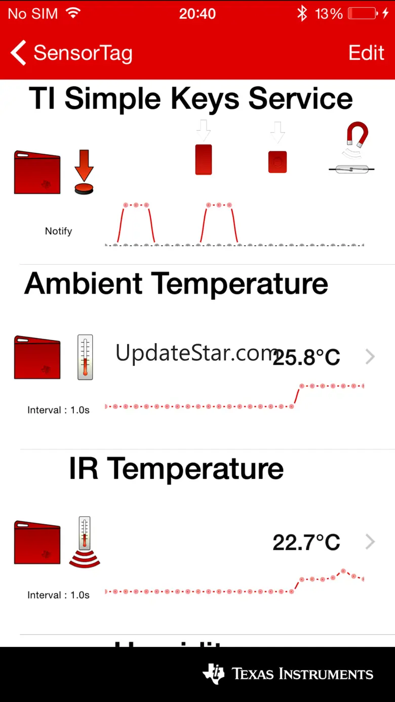 TI SensorTag 5.6