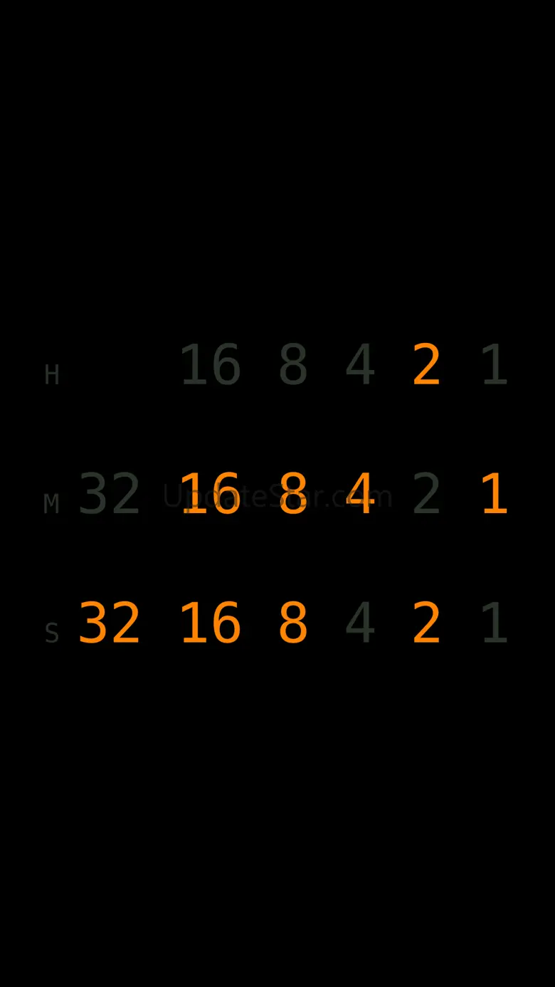 Big binary clock 1.2.4