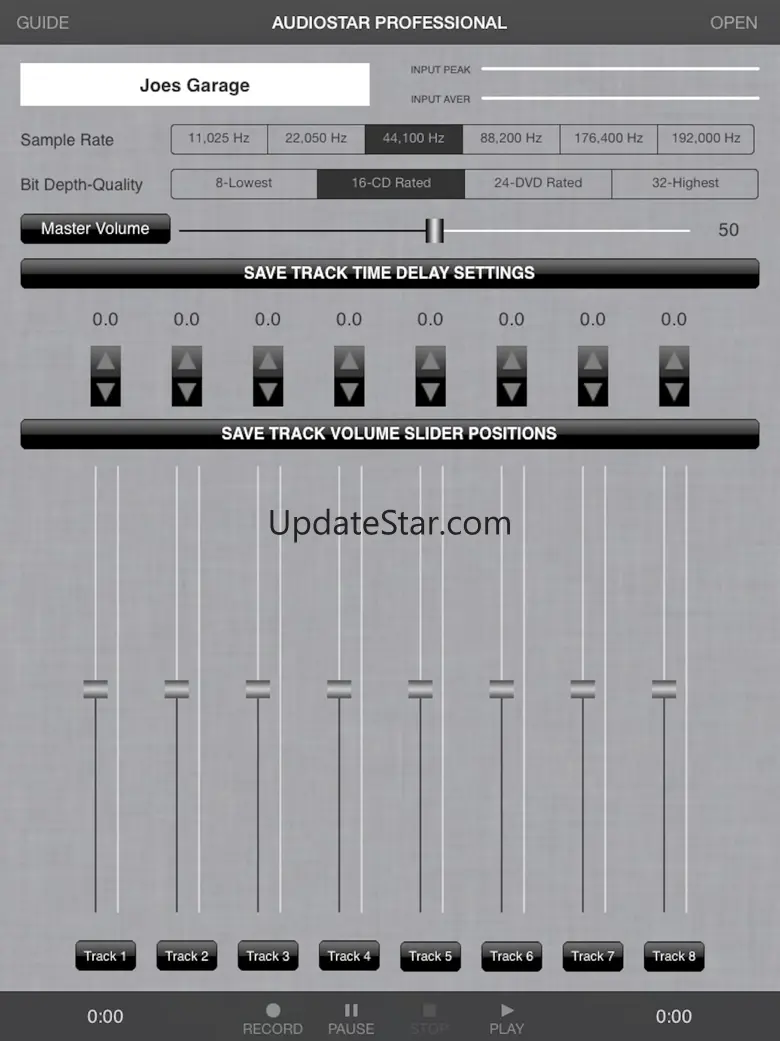 Audiostar Pro Multitrack Recording Mixer Lite 4.2