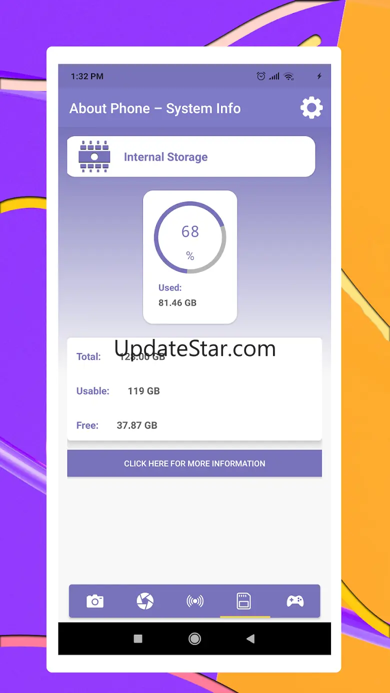 Device info : System: Hardware 1.5