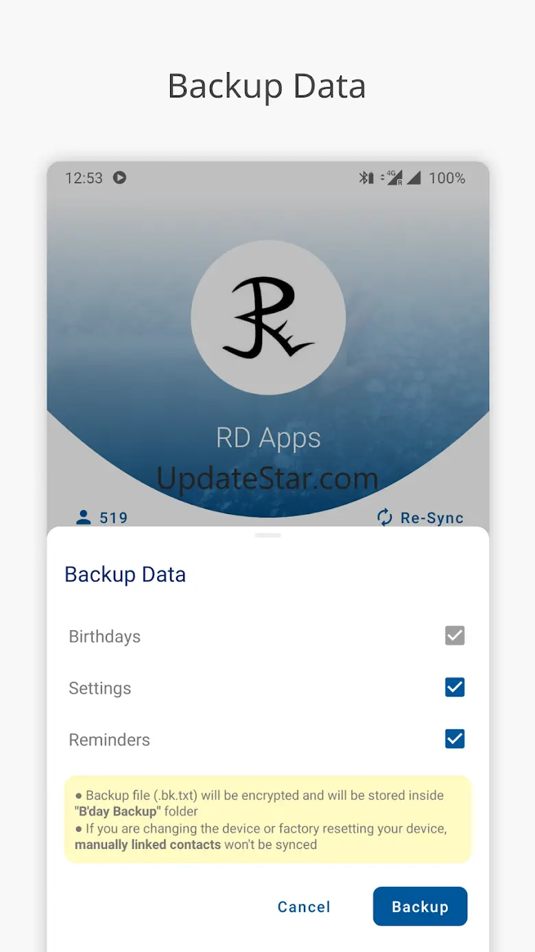Birthday Calendar