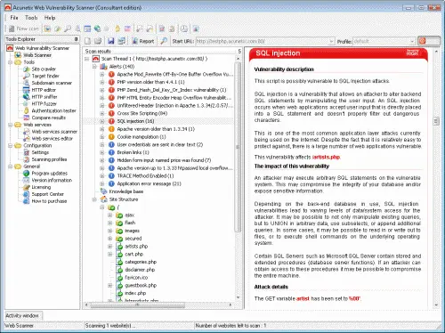 Acunetix Web Vulnerability Scanner 5.0