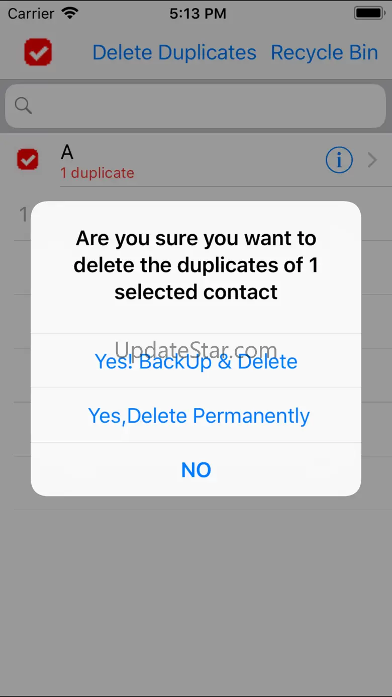 Cleanup Duplicate Contacts 1.5