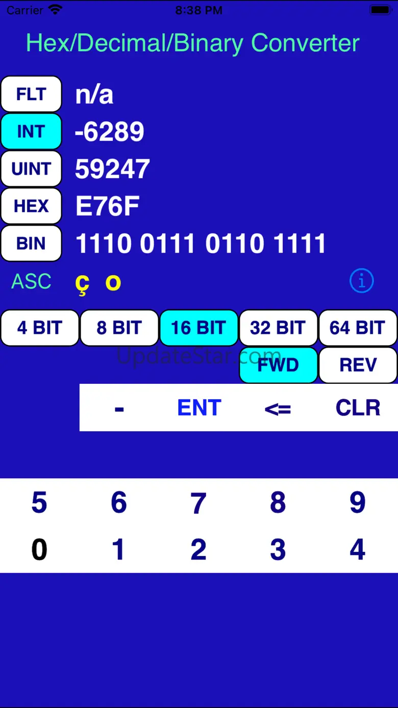 iConvert Hex Decimal Binary 1.03