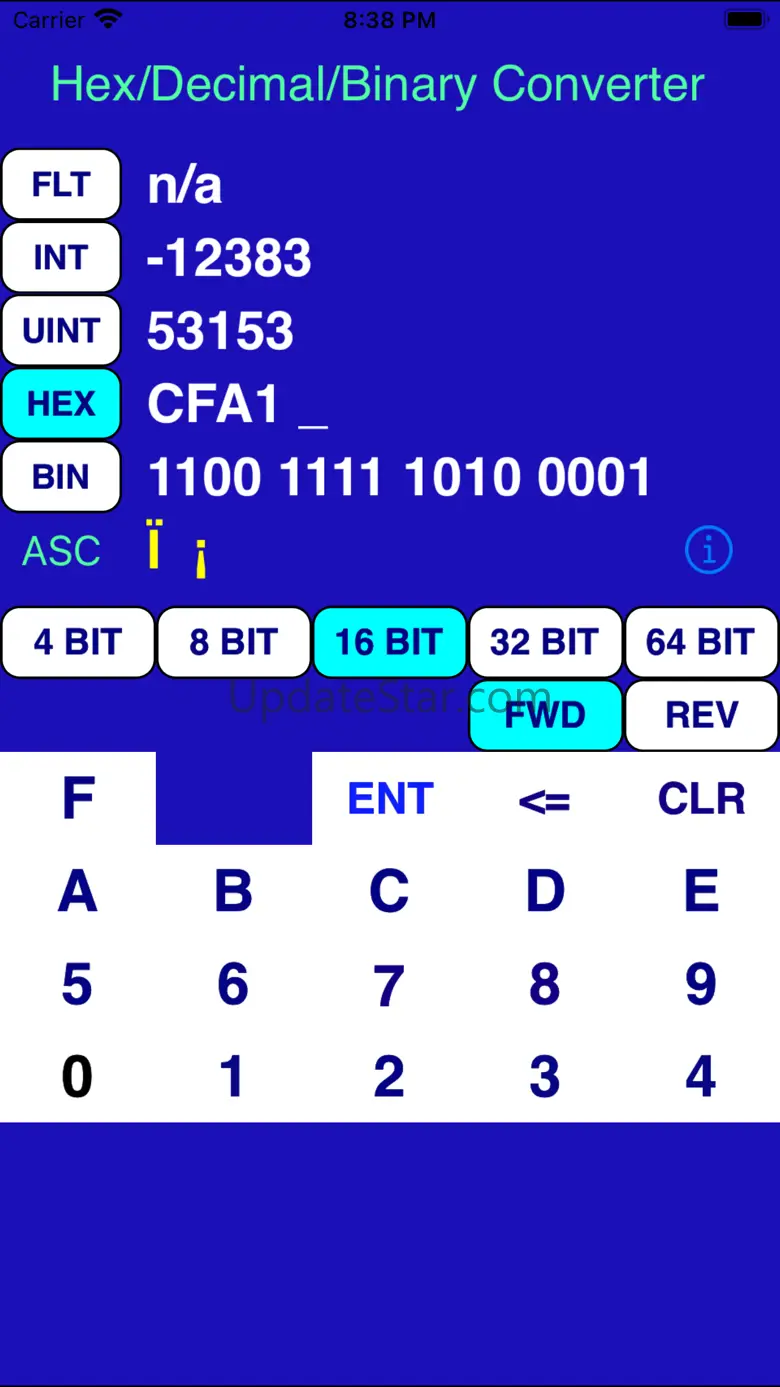 iConvert Hex Decimal Binary 1.03
