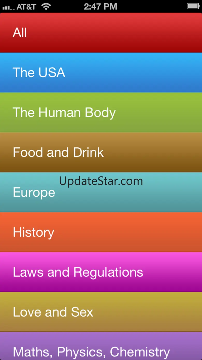 Unnecessary knowledge mobile 2.7