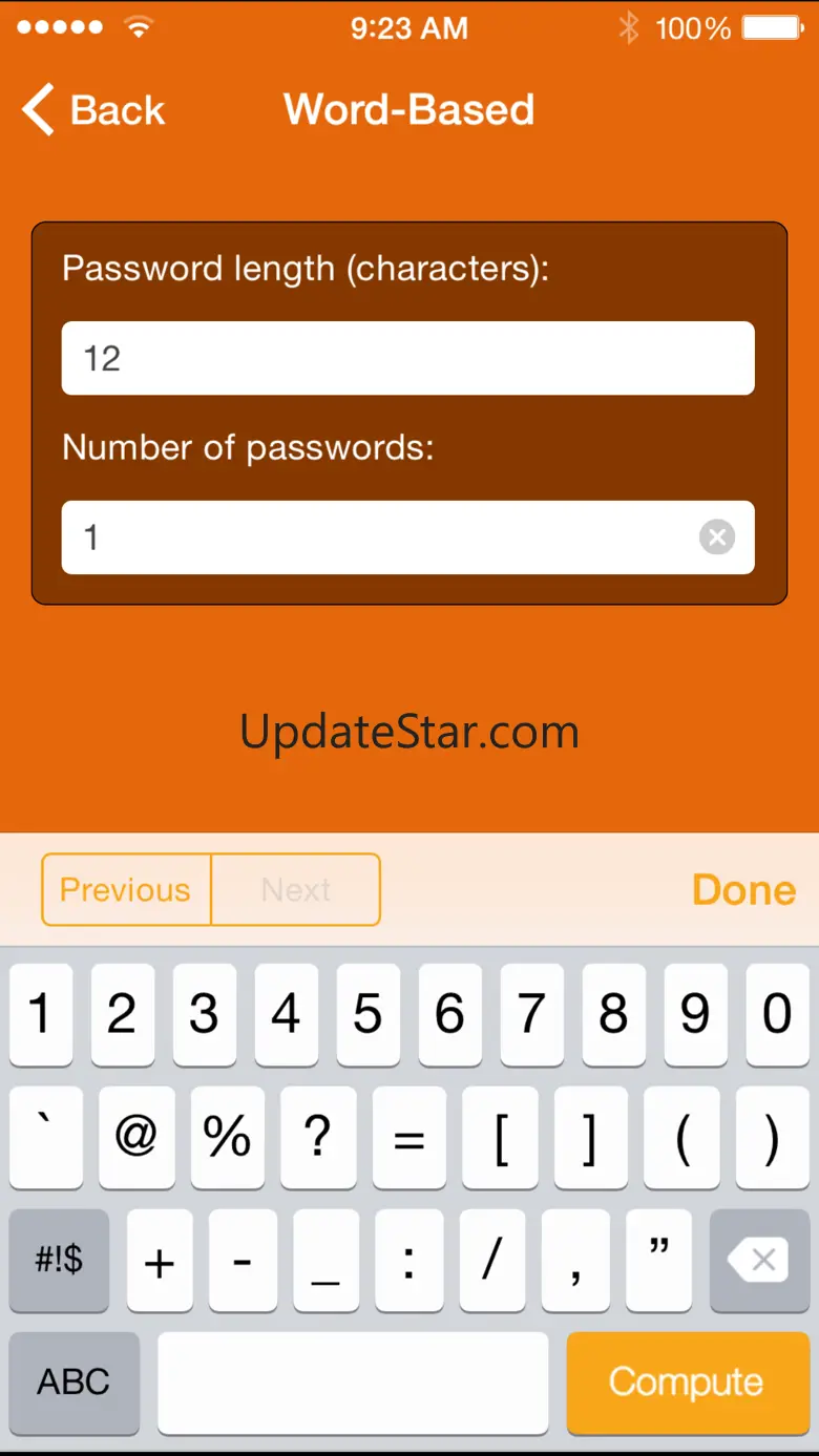 Wolfram Password Generator Reference App 1.3.1
