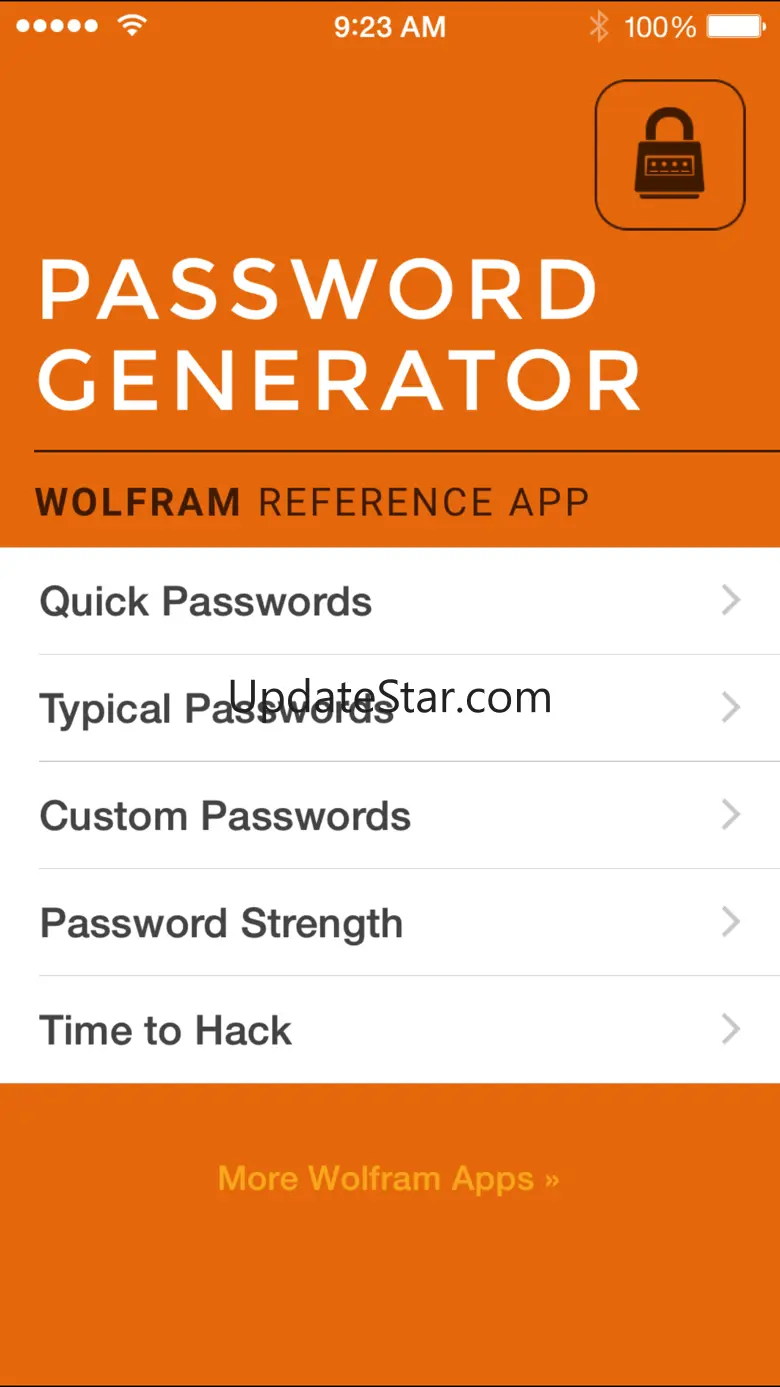 Wolfram Password Generator Reference App 1.3.1