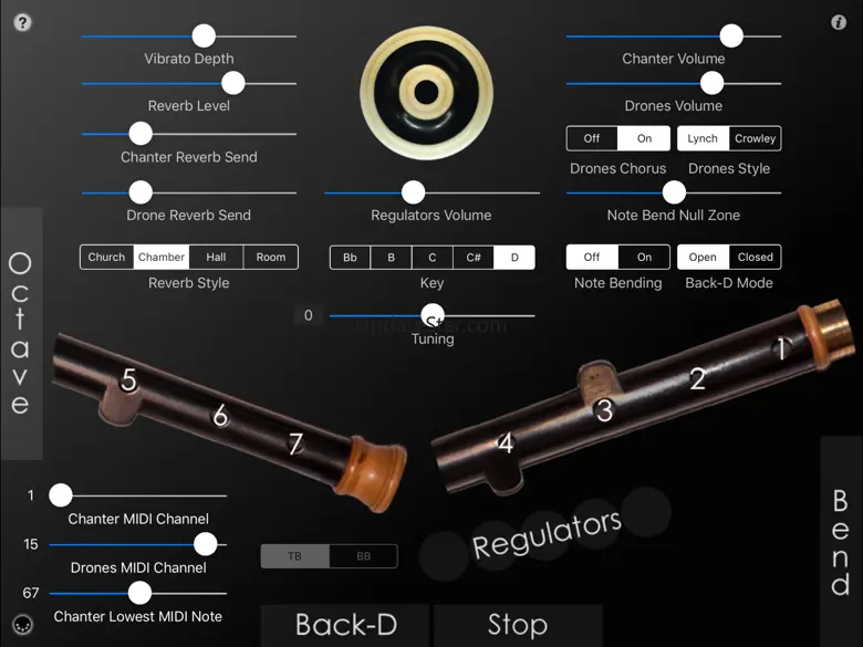 Uilleann - Irish Bagpipes 8.7