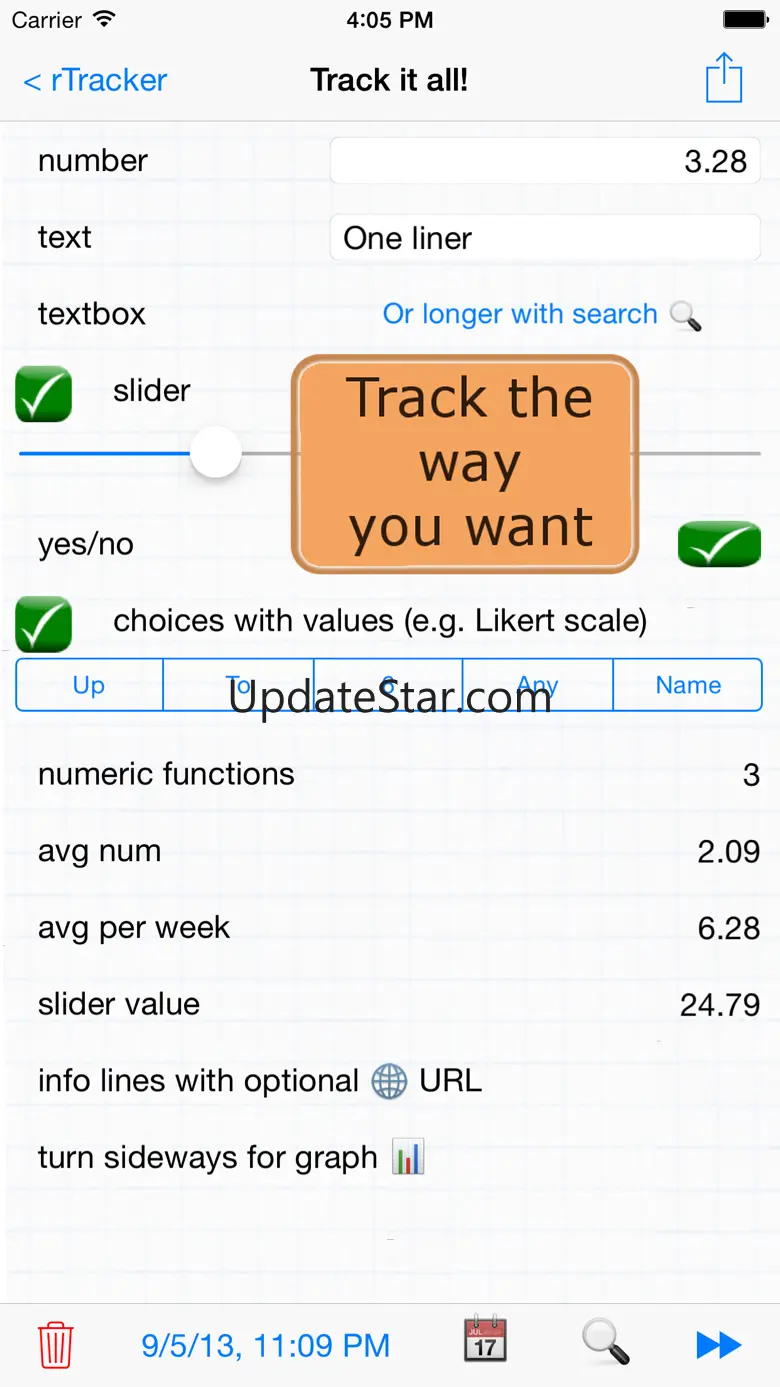 rTracker: Track It Your Way 4.1.0