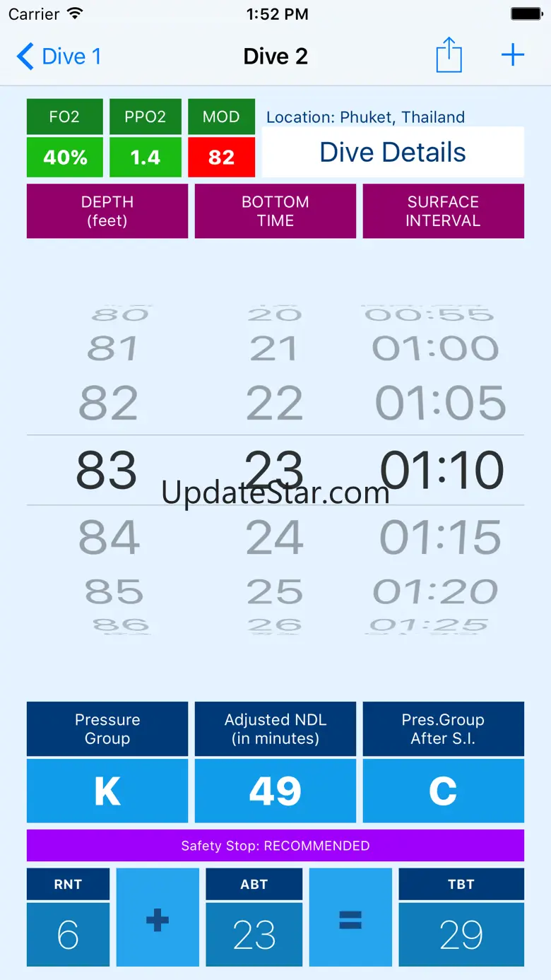 Dive Plan Lite 1.5