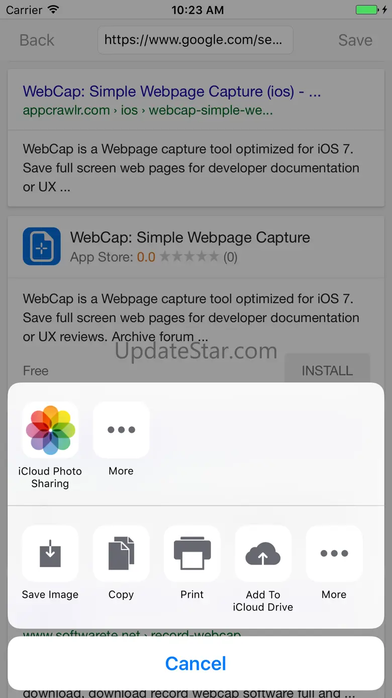 WebCap: Simple Webpage Capture 1.2
