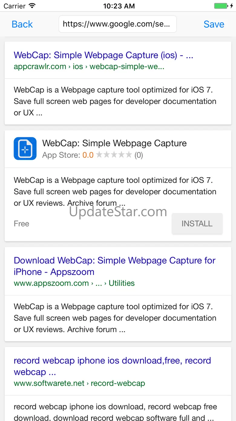 WebCap: Simple Webpage Capture 1.2