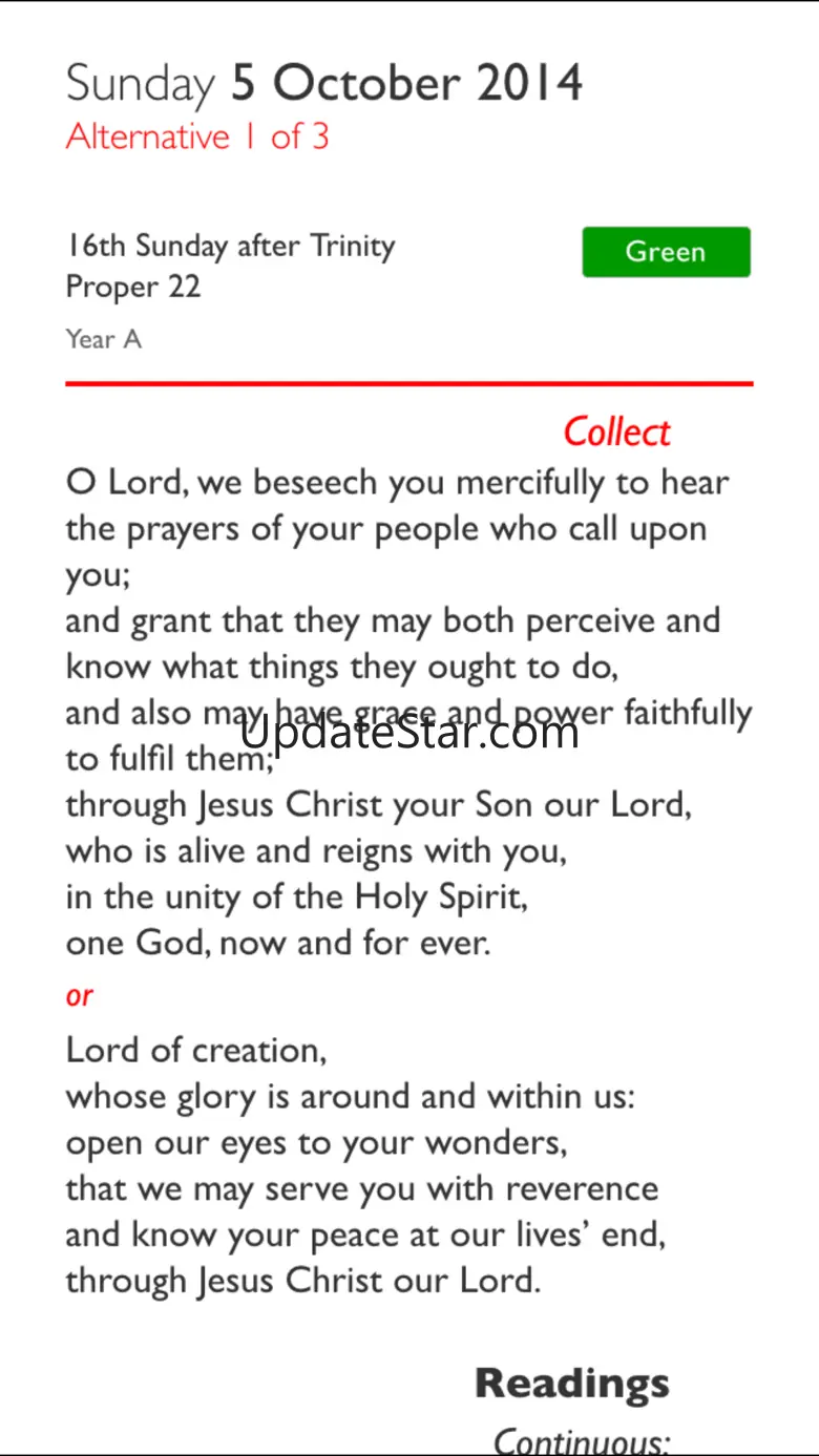 Sunday Worship 1.5.7