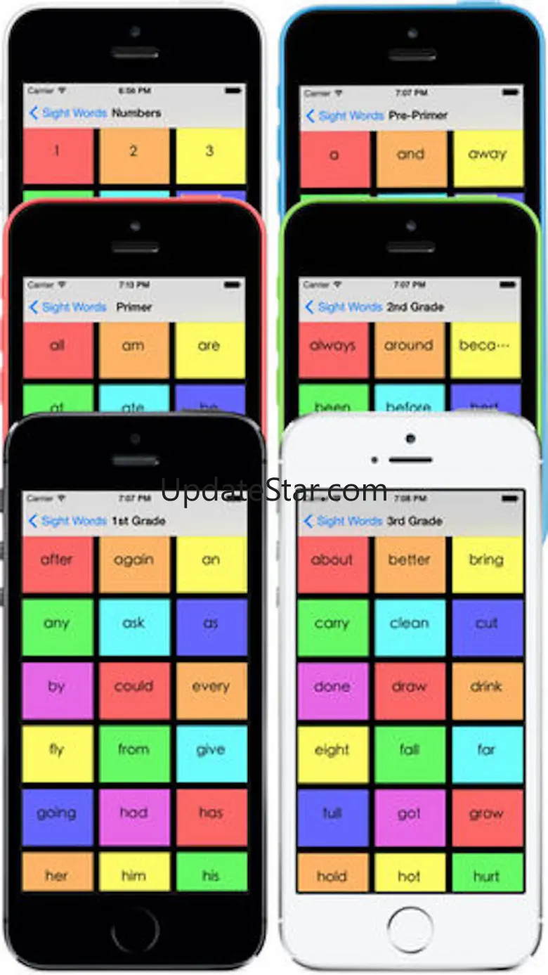 Sight Word Flash Cards + 2.6