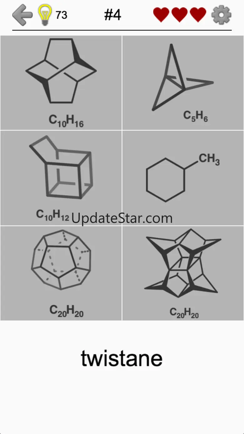 Hydrocarbons Chemical Formulas