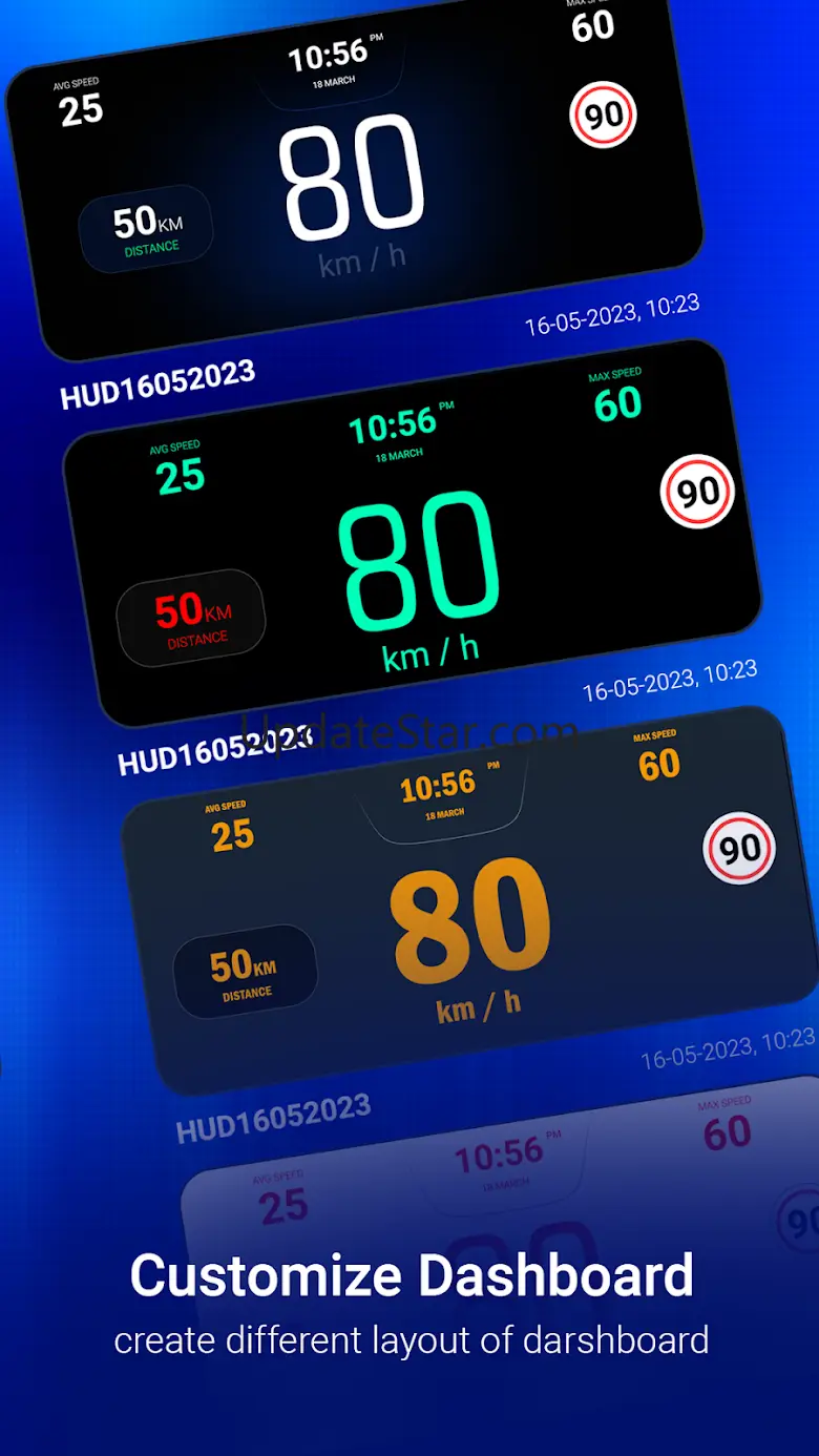 Car Dashboard Speedometer HUD 1.11