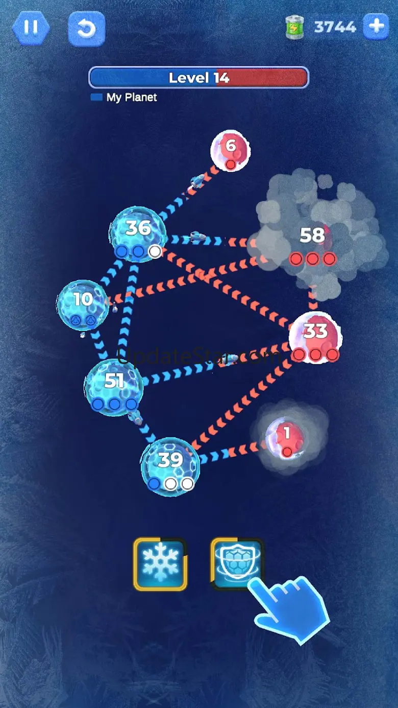 Conquer the world: Planet War 1.181