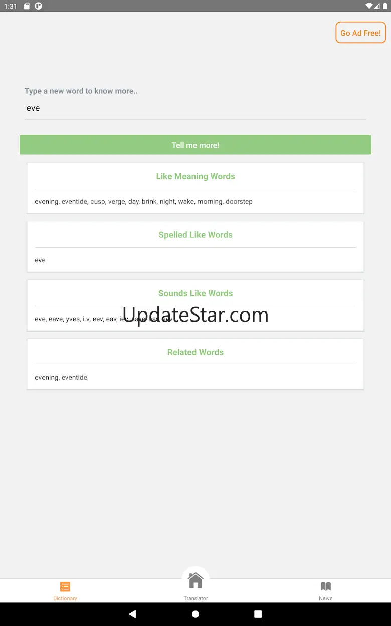 Tigrinya  English Translator 3.4