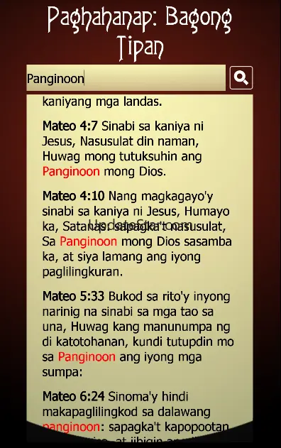 Tagalog Holy Bible: Ang Biblia 1.9
