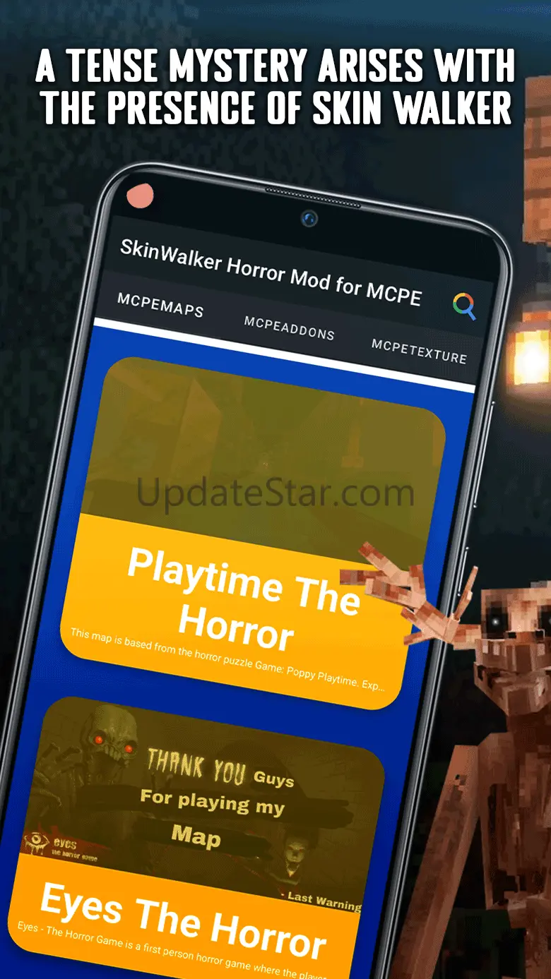 SkinWalker Horror Mod for MCPE