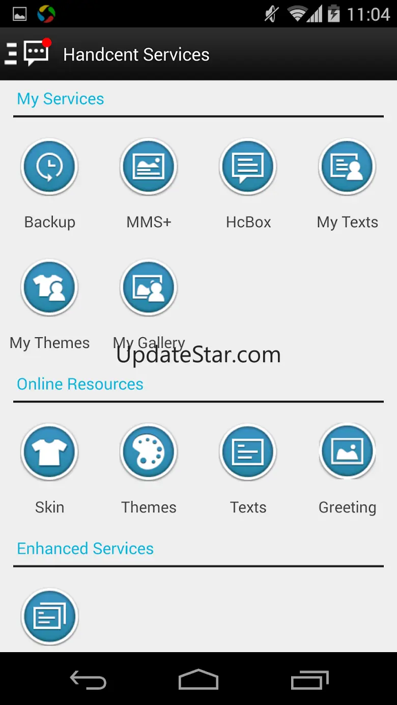 Handcent 6 Skin (Sense5 Style) 7.0