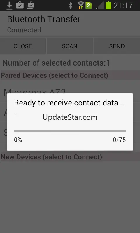 Contacts Xchange Bluetooth 2.82
