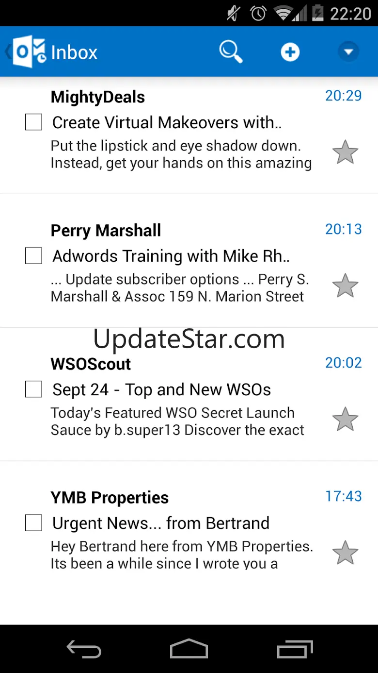 QuickMail—Outlook Sync 1.0