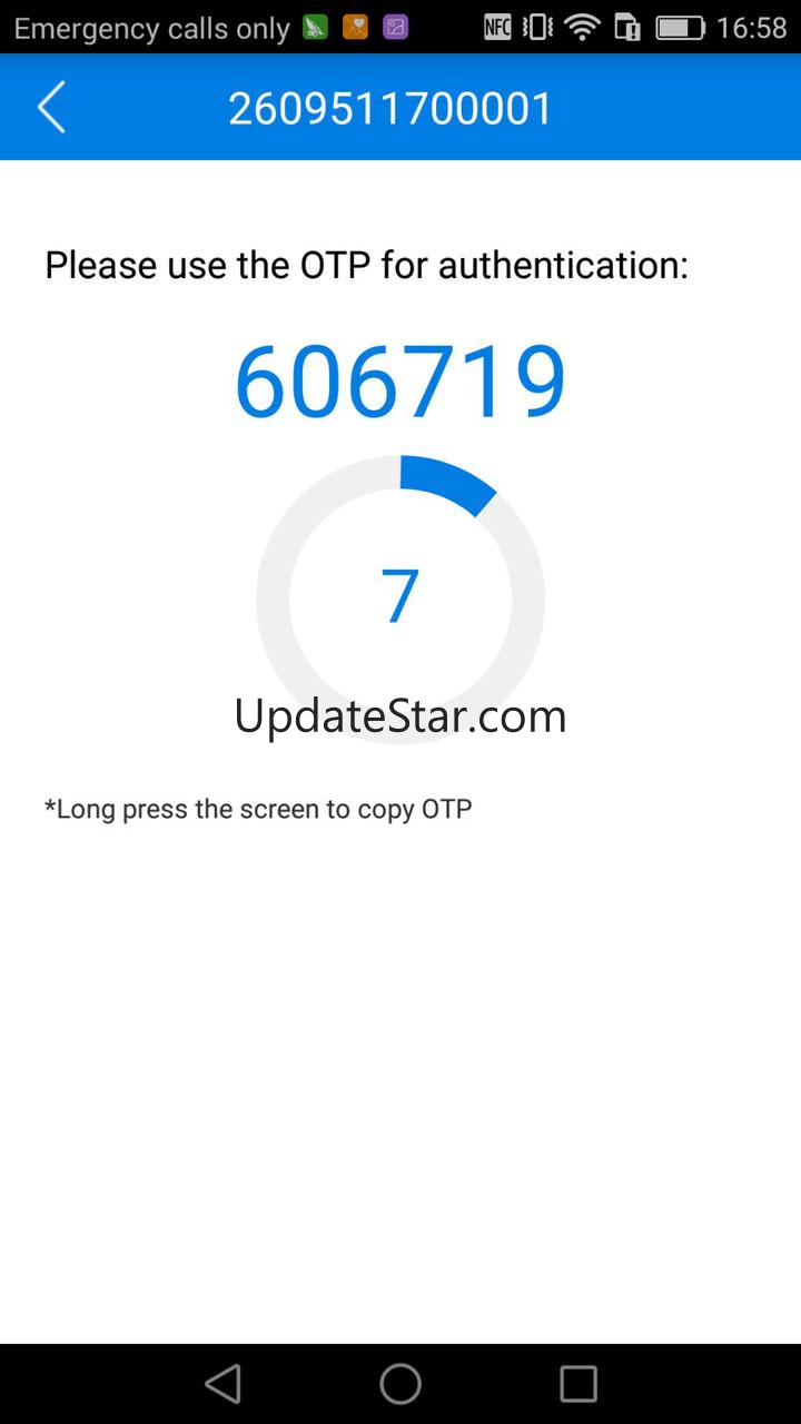 OTP Mobile Token 3.2.1