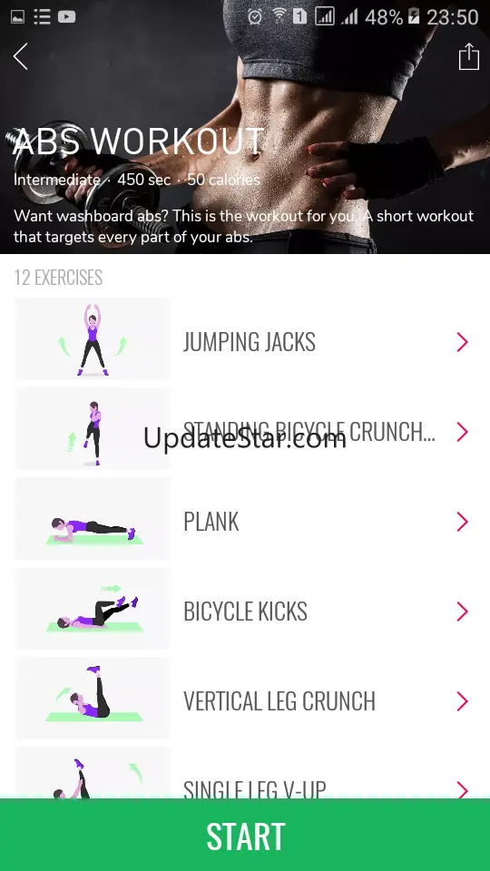 Daily Women Workout : abs, six 3.7