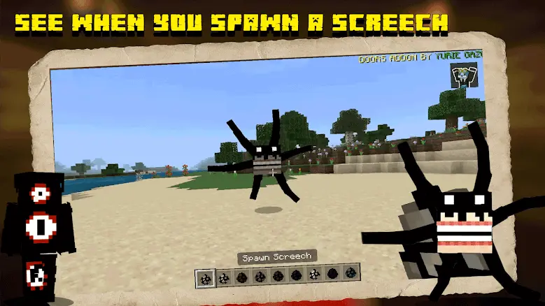 Scary Doors mod for MCPE 1.0