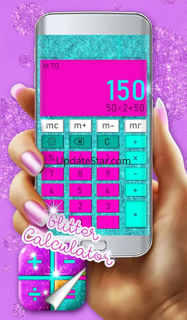 Stylish Glitter Calculator 3.0