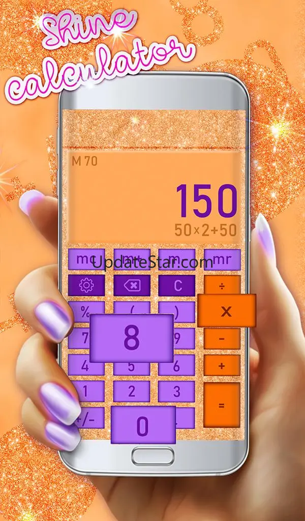 Stylish Glitter Calculator 3.0
