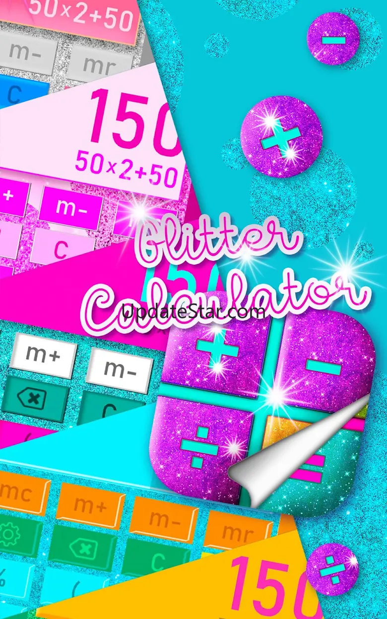 Stylish Glitter Calculator 3.0
