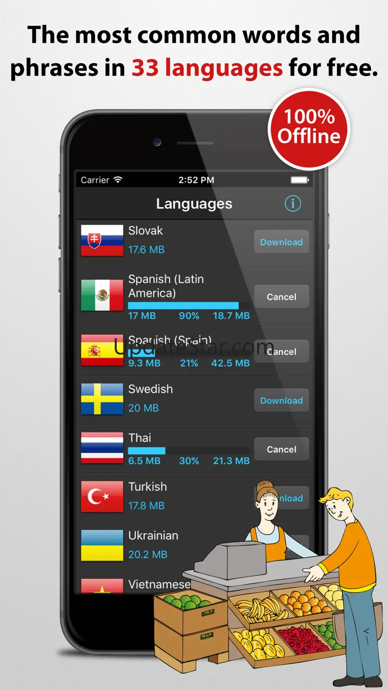 Phrasebook - over 30 languages 1.7